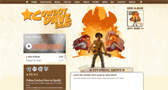Desktop Screenshot of cowboydaveband.com